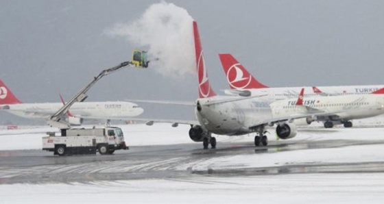 Kar alarmı verildi! İşte THY'nin iptal ettiği uçak seferleri