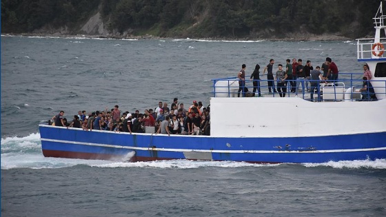 Karadeniz'de 153 kaçak göçmen kurtarıldı