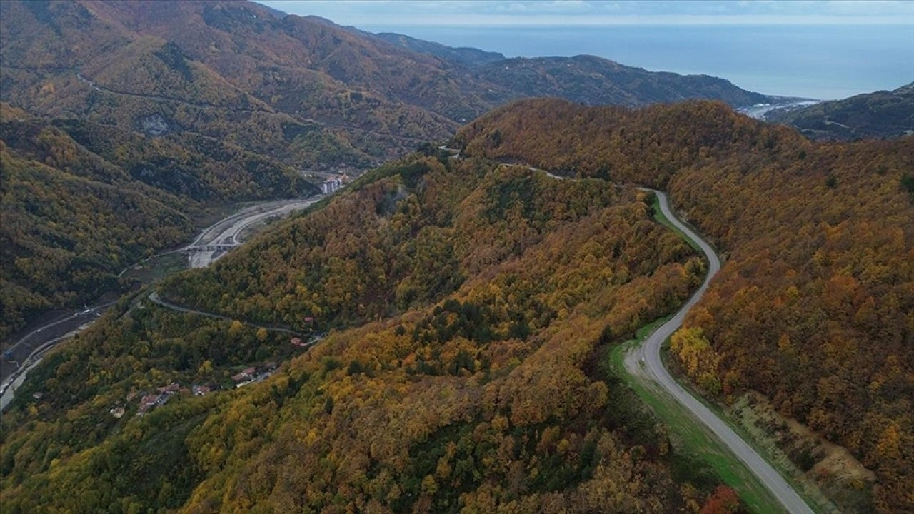 Karadeniz'de sonbahar tüm renkleriyle yaşanıyor