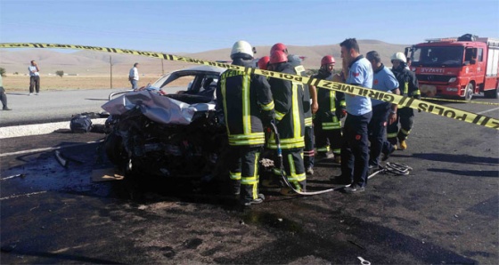 Karaman'daki trafik kazasında ölü sayısı 3'e çıktı