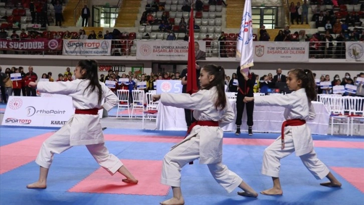 Karate Minik Yıldızlar Türkiye Şampiyonası Sivas'ta devam ediyor