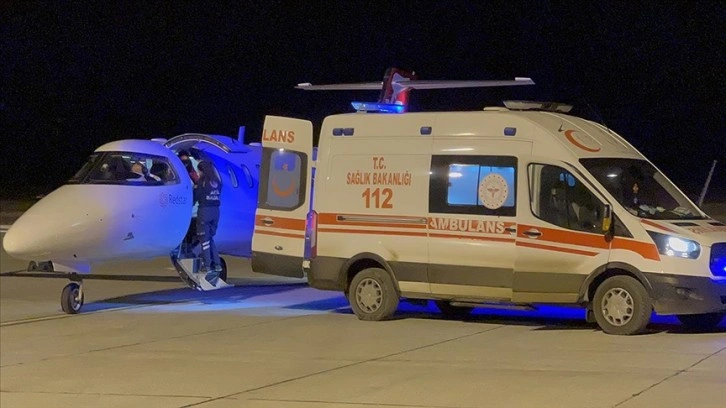 Kars'ta solunum sıkıntısı yaşayan prematüre bebek, ambulans uçakla Van'a götürüldü