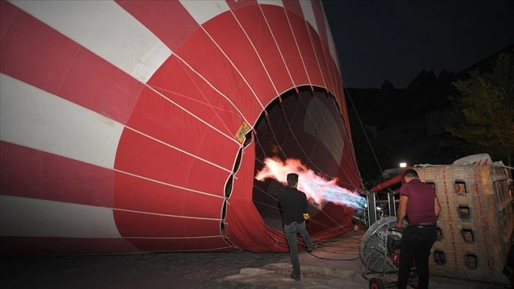 'Kayseri'nin Kapadokyası' Soğanlı Vadisi'nde sıcak hava balonu uçuşları başladı