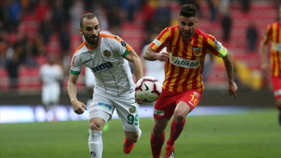 Kayserispor evinde 1 puana razı oldu