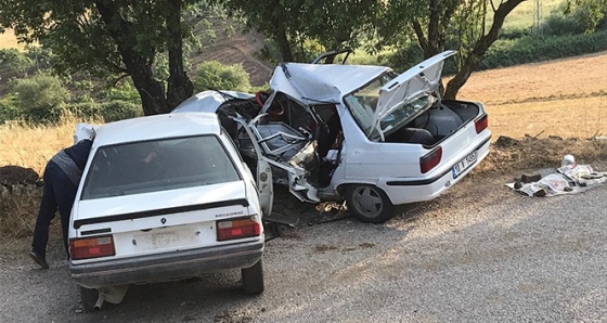 Kepsut’ta trafik kazası: 1 ölü, 7 yaralı