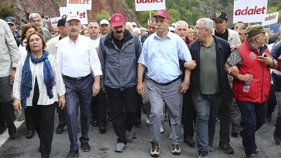 Kılıçdaroğlu tepki yürüyüşünün altıncı gününe başladı