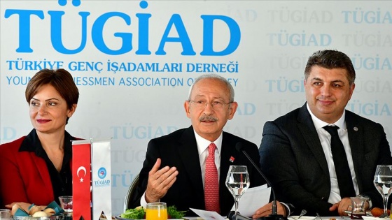 Kılıçdaroğlu TÜGİAD Yönetim Kurulu ile buluştu