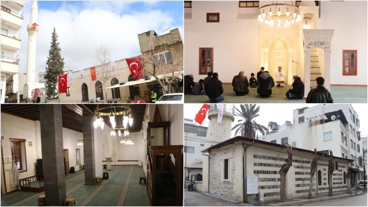 Kilis'te deprem sonrası restorasyonu tamamlanan 2 cami ibadete açıldı