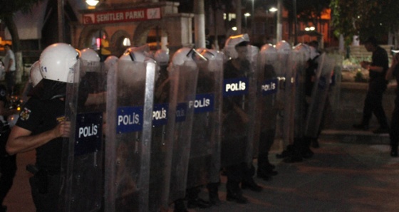 Kilis'te yürüyüşe TOMA'lı müdahale