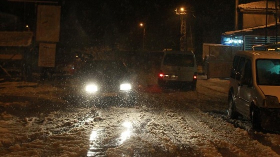 Kırklareli'nin yüksek kesimlerinde yoğun kar yağışı