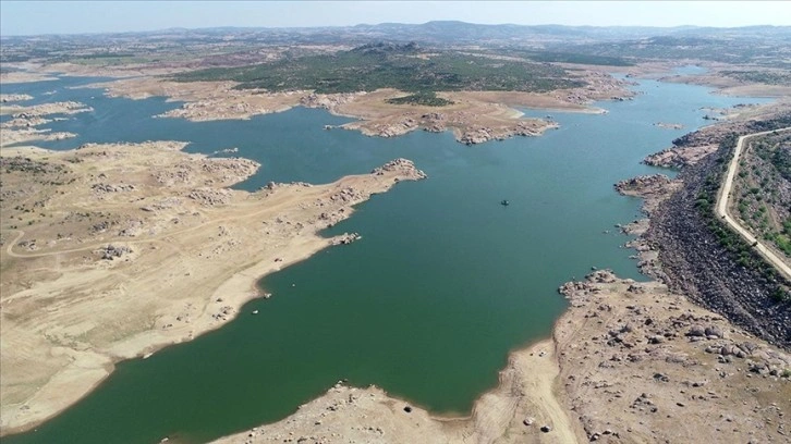 Kırklareli'nde Kayalıköy Barajı'nın doluluk oranı yüzde 18'e düştü