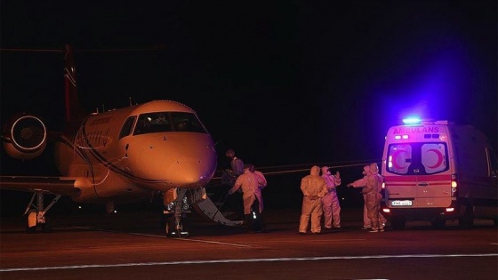 KKTC’deki Kovid-19 hastalarının Türkiye’ye nakli başladı