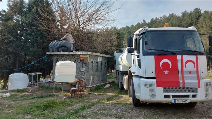 KKTC Güvenlik Kuvvetleri Komutanlığının afetzedelere desteği sürüyor