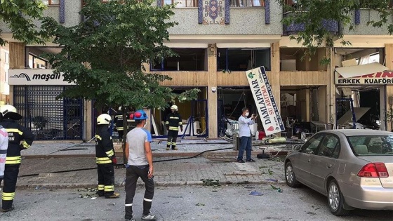 Konya'da iş yerinde patlama