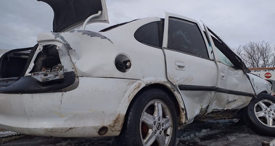 Konya'da otomobil devrildi: 6 yaralı