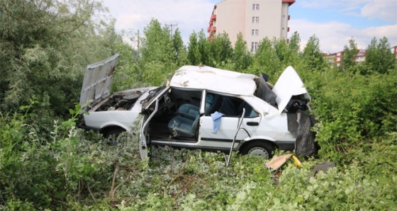 Konya'da otomobil takla attı: 1 ölü, 2 yaralı