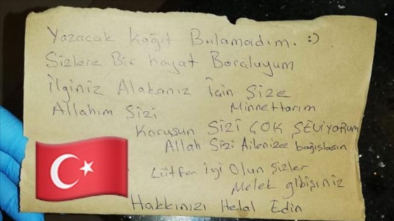 Koronavirüsü yenen kişiden sağlık çalışanlarına 'Sizlere bir hayat borçluyum' notu