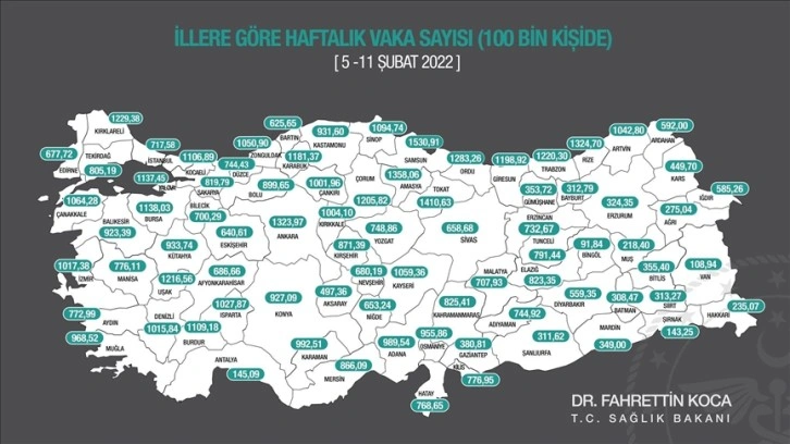 Kovid-19 vakaları İstanbul ve İzmir'de azaldı, Ankara'da arttı