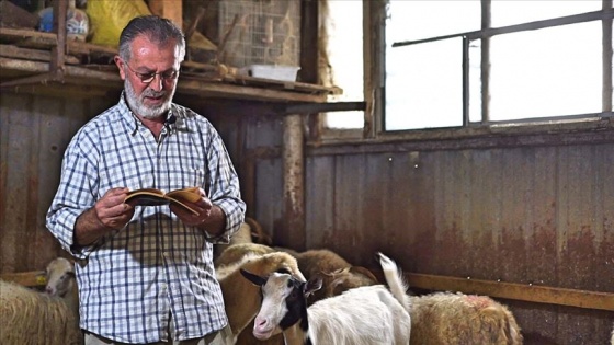 'Koyuncu baba' okuma aşkıyla yaklaşık 45 bin kitap biriktirdi