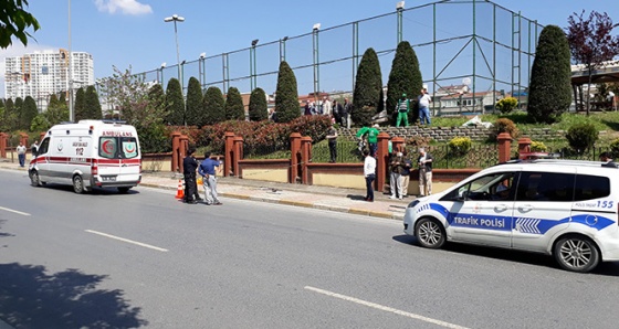 Küçükçekmece’de akıl almaz kaza