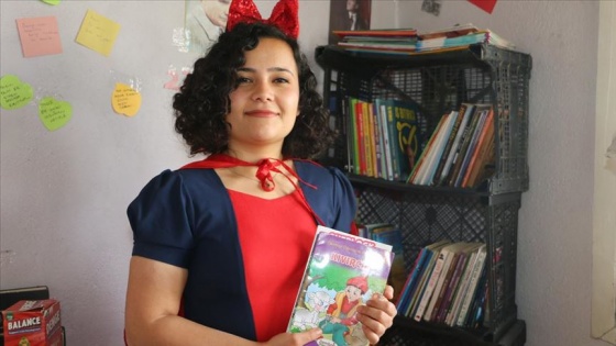 Kulalı 'Pamuk Prenses'ten çocuklara kitaplı ziyaret