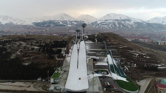 Kuleler taşıma karla atlayışa hazırlandı