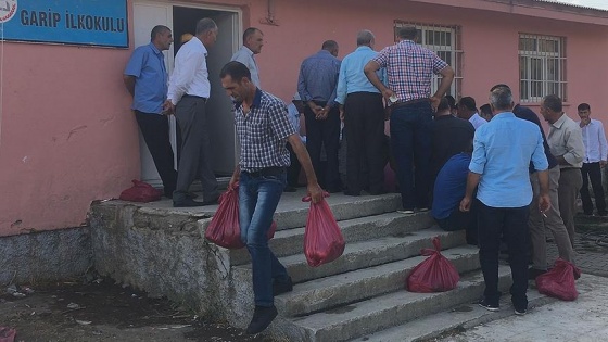 Kurban bereketinin her evde yaşandığı köy