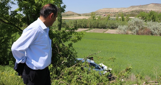 Kurtulduğuna sevinmedi, otomobiline üzüldü