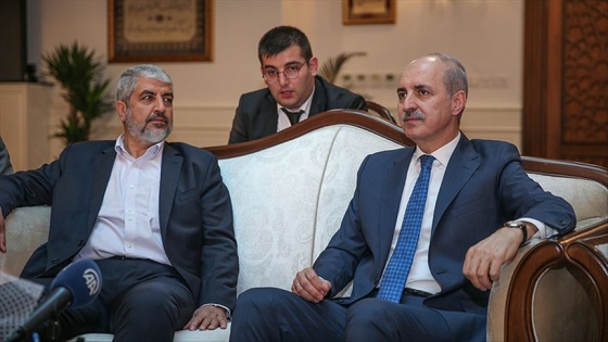 Kurtulmuş, Halid Meşal'i kabul etti