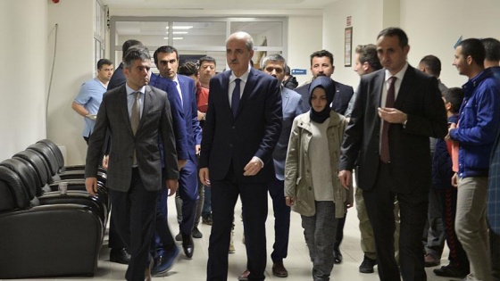 Kurtulmuş Mardin'de yaralanan polisi ziyaret etti