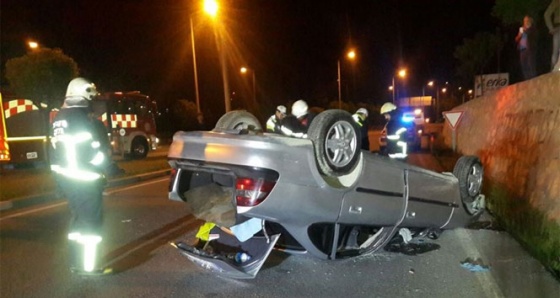 Kütahya'da trafik kazası: 4 yaralı