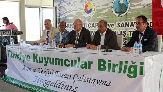 Kuyumcular Hakkari'de 'birlik' istedi