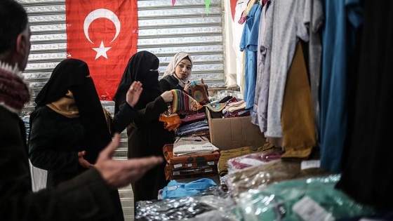 'Lady Leyla' ile gönderilen yardımlar 40 aileye ulaştı