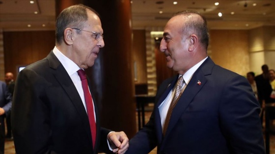 Lavrov ve Çavuşoğlu Suriye'nin kuzeydoğusunu görüştü