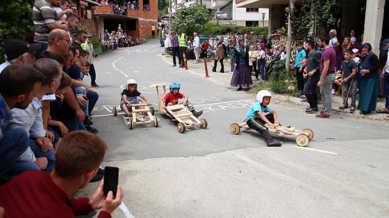 'Laz Ralli' renkli görüntülere sahne oldu