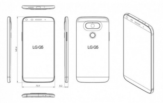 LG G5'in Diyagram Görselleri Sızdırıldı