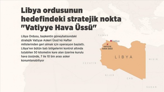 Libya ordusunun hedefindeki stratejik nokta 'Vatiyye Hava Üssü'