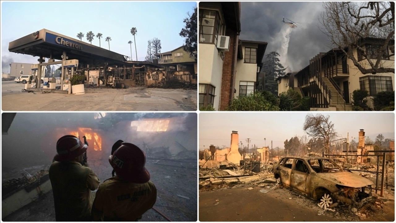 Los Angeles'taki yangınlarda can kaybı 10'a çıktı