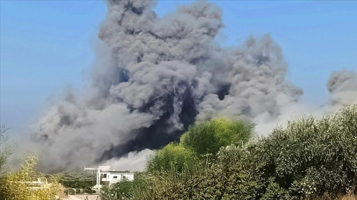 Lübnan'ın başkenti Beyrut'ta çok sayıda patlama sesi duyuldu