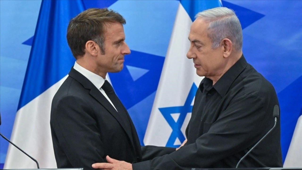 Macron'dan Netanyahu'ya 'medeniyet' mesajı: Barbarlık ekerek, medeniyet savunulmaz