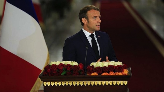 Macron dış müdahalelerin Irak'ı zayıflatabileceğini söyledi