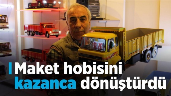 Maket hobisini kazanca dönüştürdü