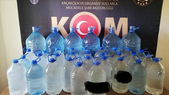 Malatya'da 269 litre sahte içki ele geçirildi