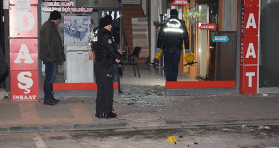 Malatya'da iş yerine pompalı tüfekle saldırı