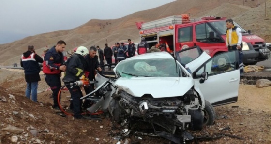 Malatya-Sivas karayolunda kaza: 1 ölü, 4 yaralı