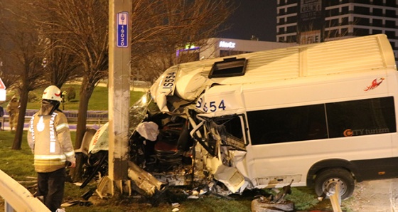 Maltepe’de feci kaza: 1 yaralı