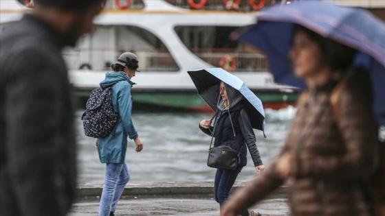 Marmara Bölgesi'nde öğleden sonra yağmur ve sağanak uyarısı