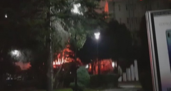 Marmara Üniversitesi yakınlarında yangın!