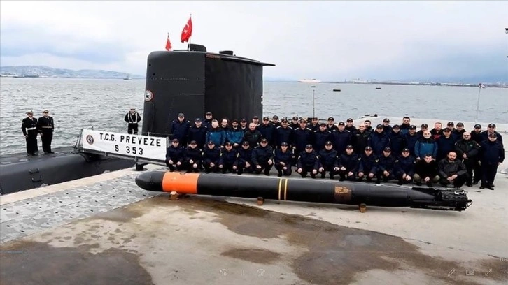 Marmara'da AKYA eğitim torpidosunun denizaltıdan atış testi yapıldı