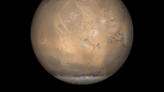 Mars'ta buz kütlesi bulundu